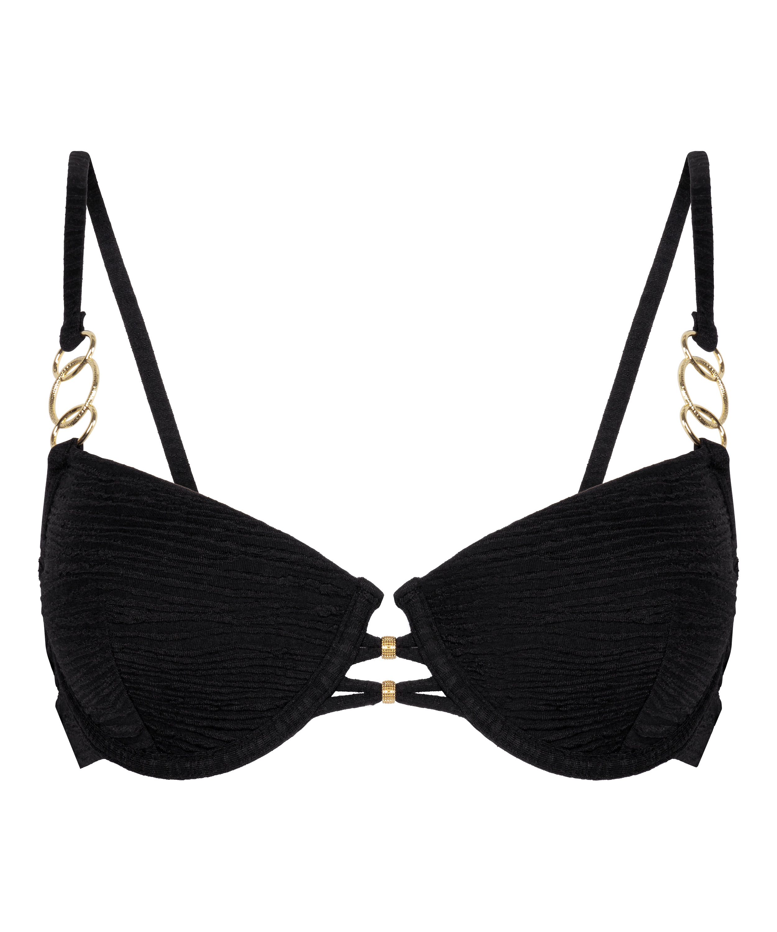 Soutien-gorge de bikini rembourré Bahamas, Noir, main