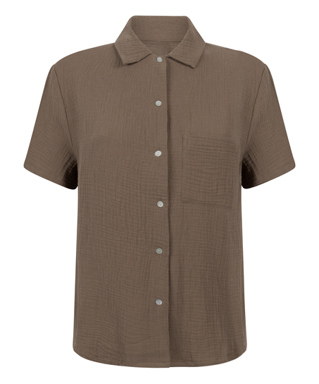 Veste en mousseline, Marron