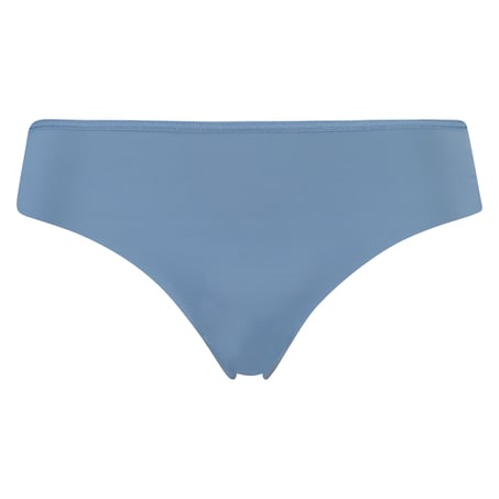 Slip brésilien Invisible Lace Back, Bleu