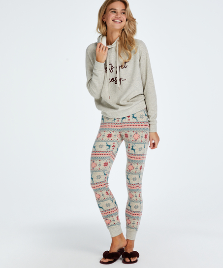 leggings en micro-polaire, Beige