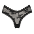 Slip brésilien V-shape mesh, Noir