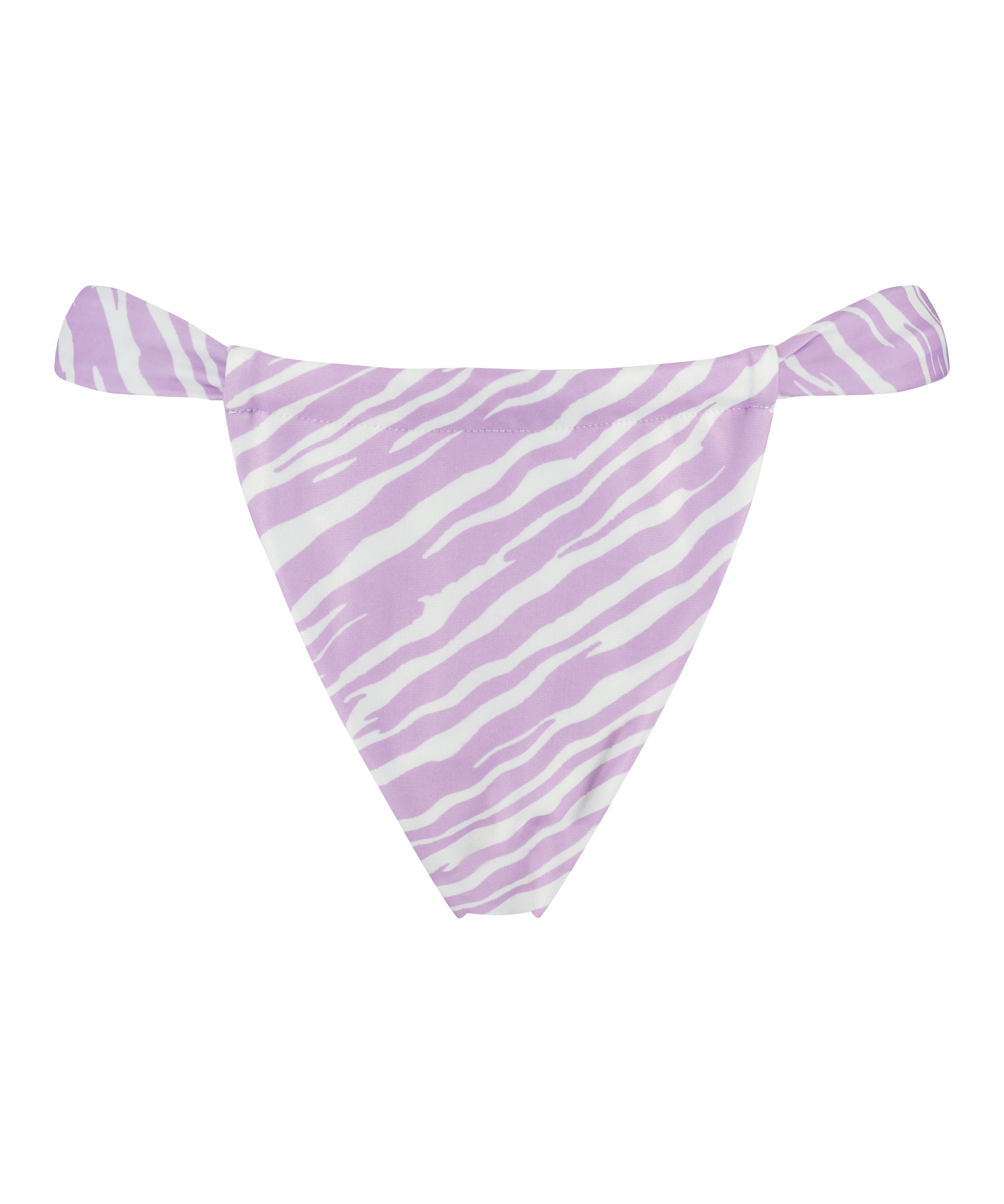 Bas de bikini échancré Zebra, Violet, main