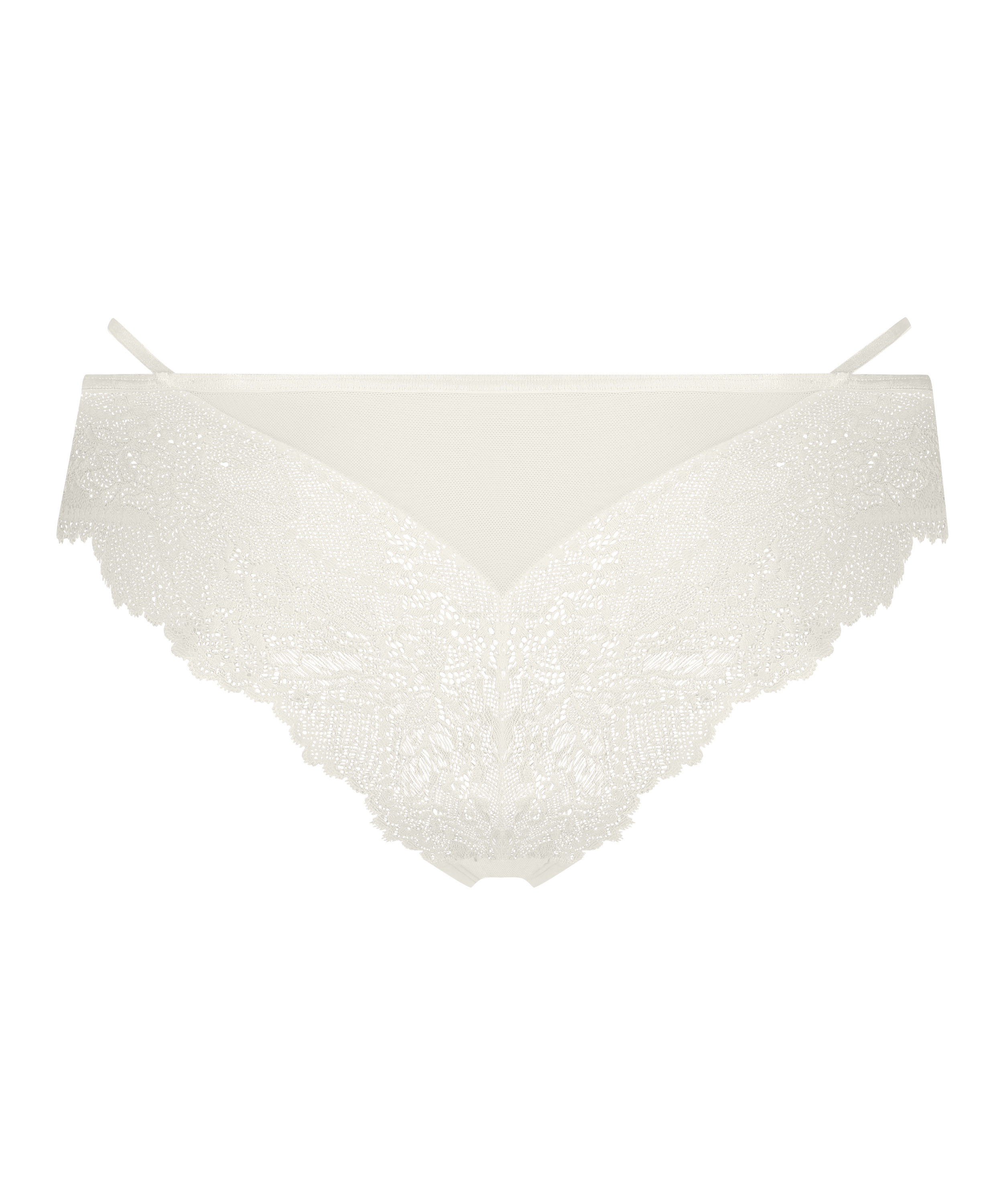 Slip brésilien Anna, Blanc, main