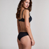 Slip brésilien Invisible coton, Noir