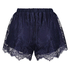 Pyjama short en dentelle, Bleu