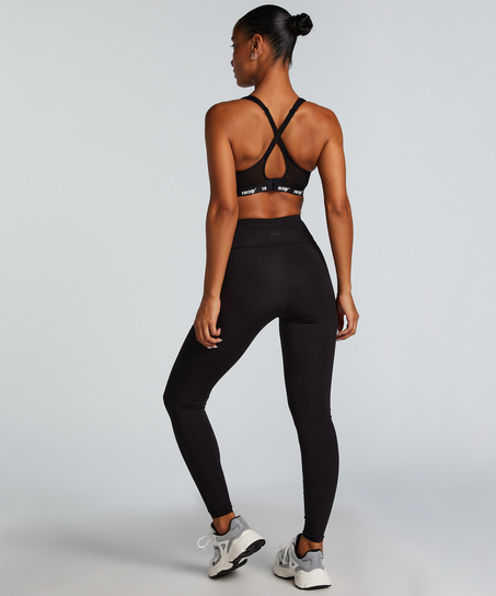 HKMX Soutien-gorge de sport The All Star Maintien niveau 2, Noir