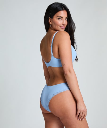 Slip br&eacute;silien Lola, Bleu