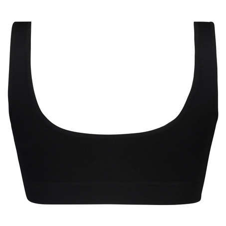 Top basic sans coutures, Noir