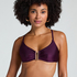Haut de bikini court Costa, Violet