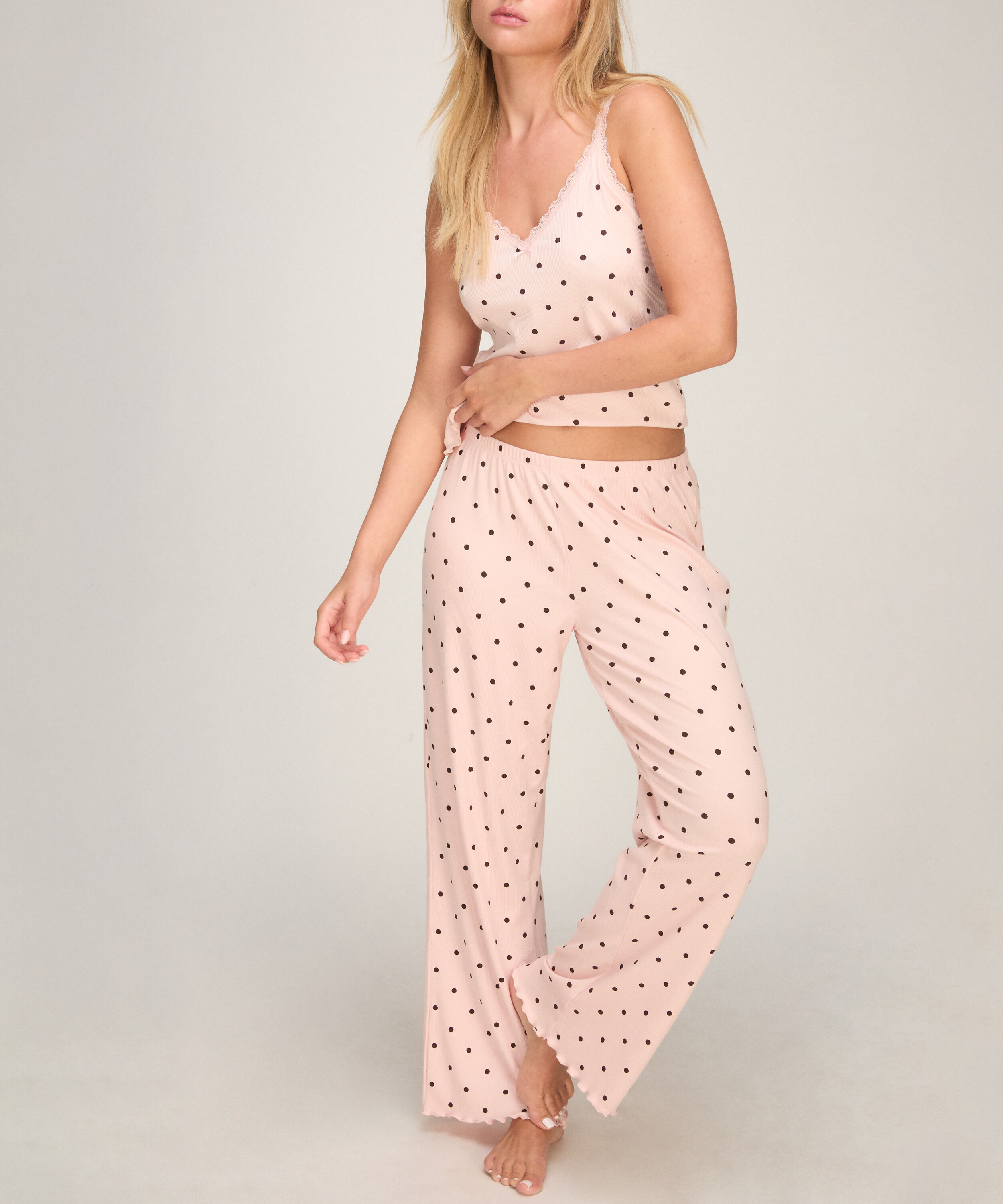 Pantalon de pyjama Jersey, Rose Pantalon de pyjama Jersey, Rose