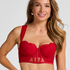 Soutien-gorge &agrave; armatures rembourr&eacute; longline Whitney, Rouge