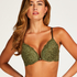 Soutien-gorge push-up à armatures rembourré Rose, Vert