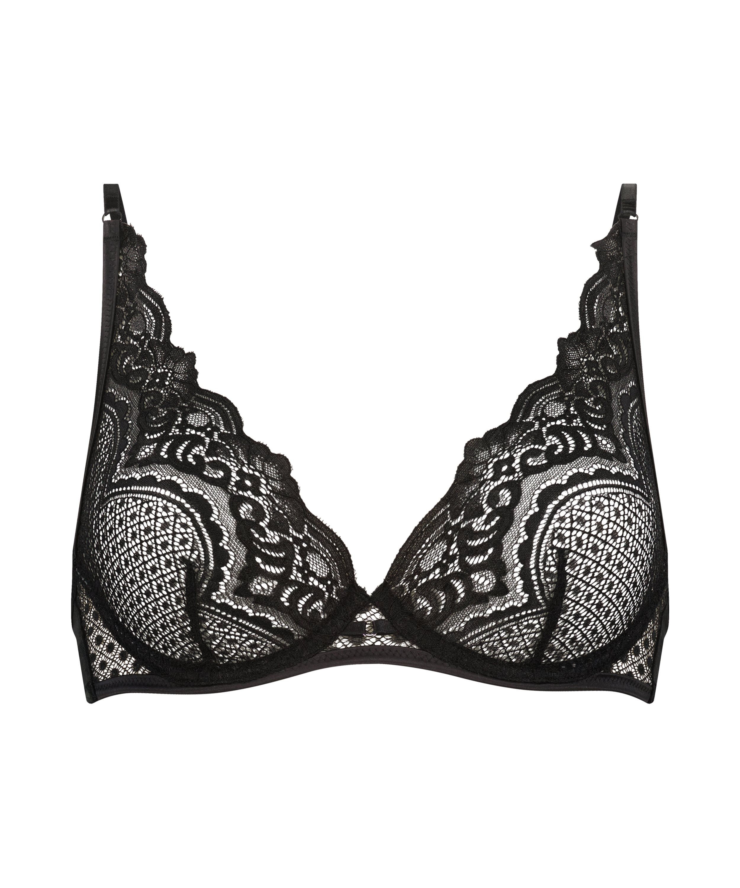 Soutien-gorge sans rembourrage &agrave; armatures Lotta, Noir, main