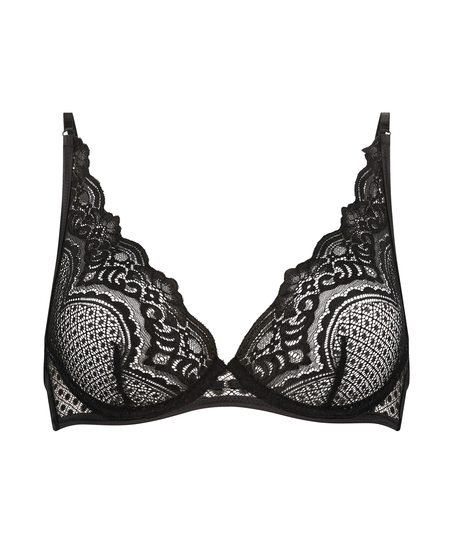 Soutien-gorge sans rembourrage &agrave; armatures Lotta, Noir