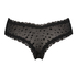 Slip brésilien V-shape mesh, Noir