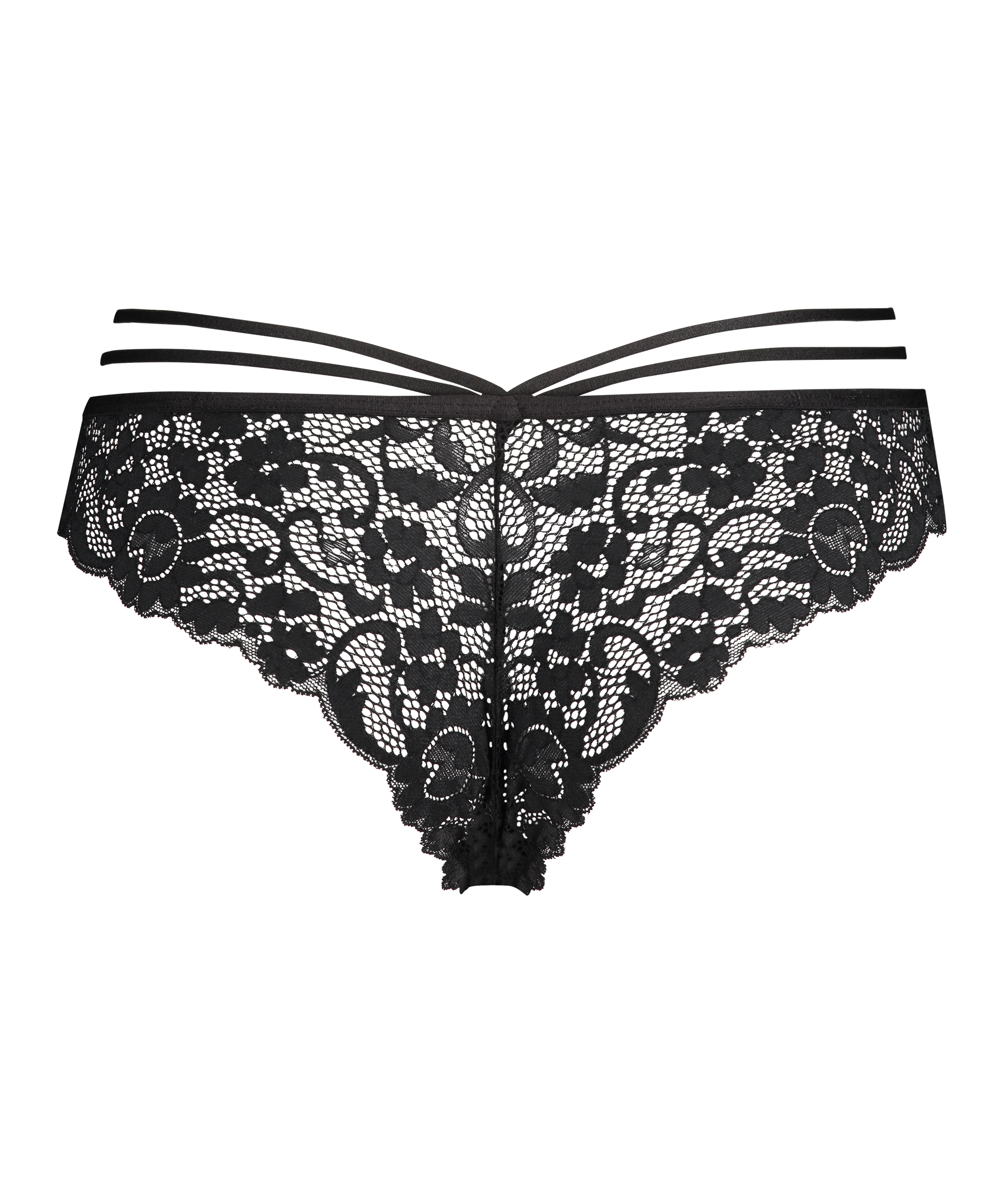 Slip brésilien Almuth, Noir, main