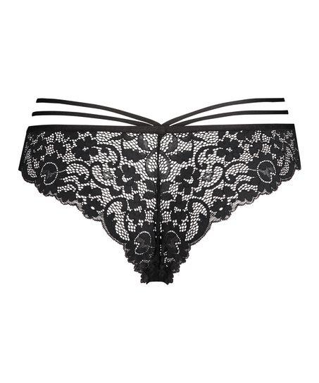 Slip brésilien Almuth, Noir