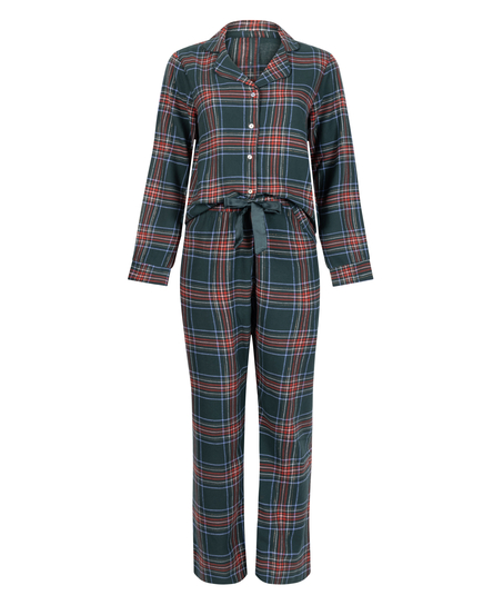 Ensemble pyjama Flannel, Vert