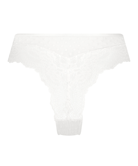 Slip brésilien Tonia, Blanc