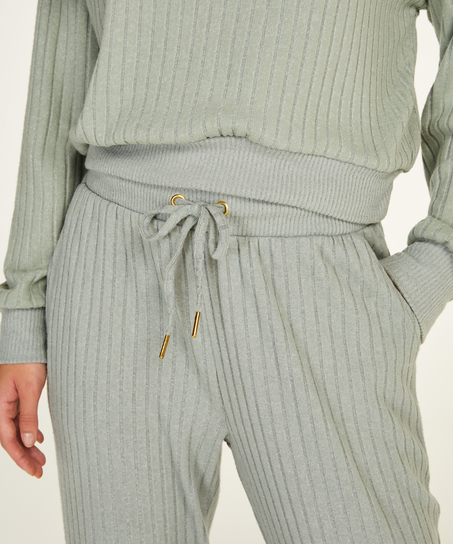 Petite Pantalon de pyjama Brushed Rib, Vert