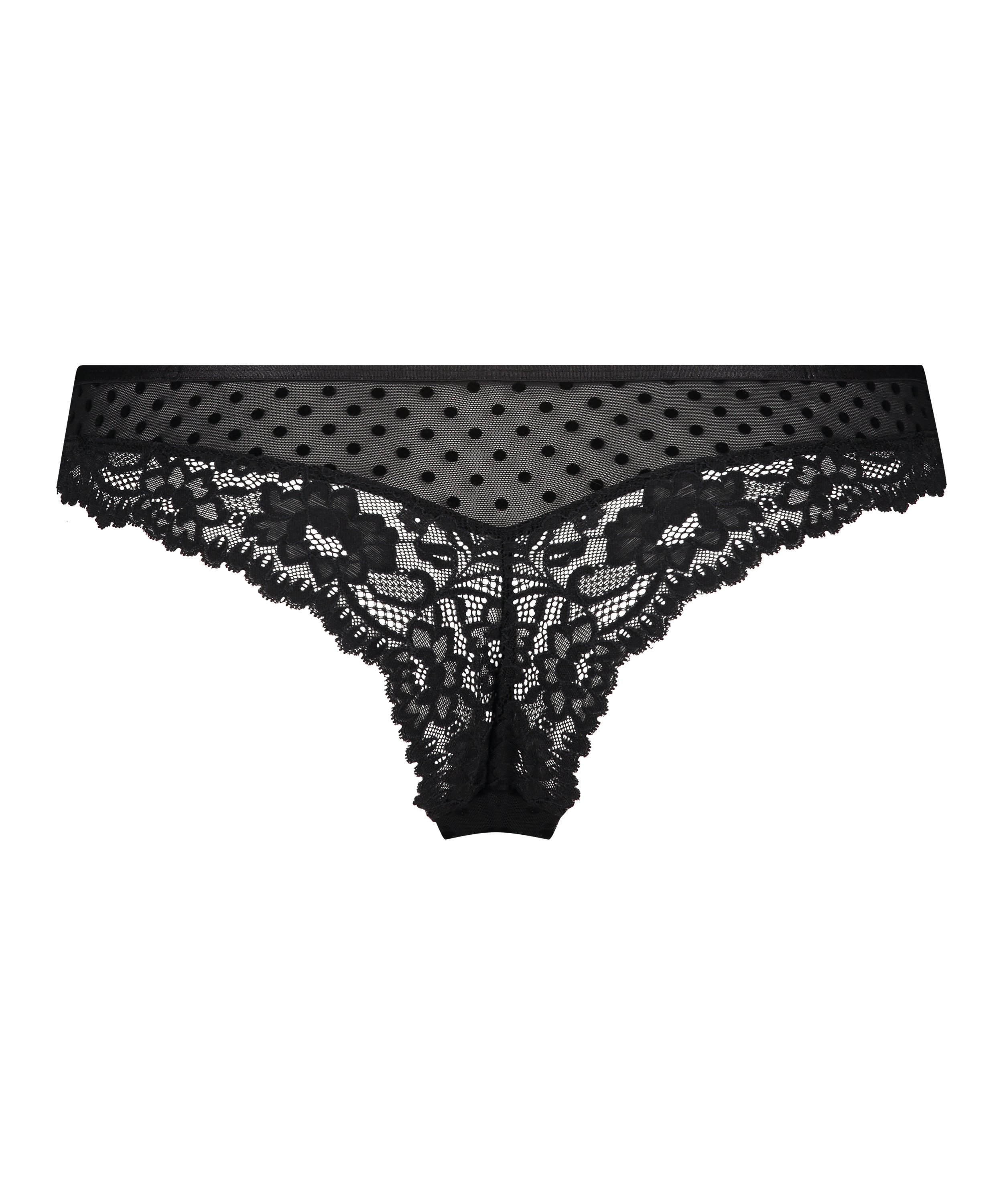 Slip brésilien Irene, Noir, main