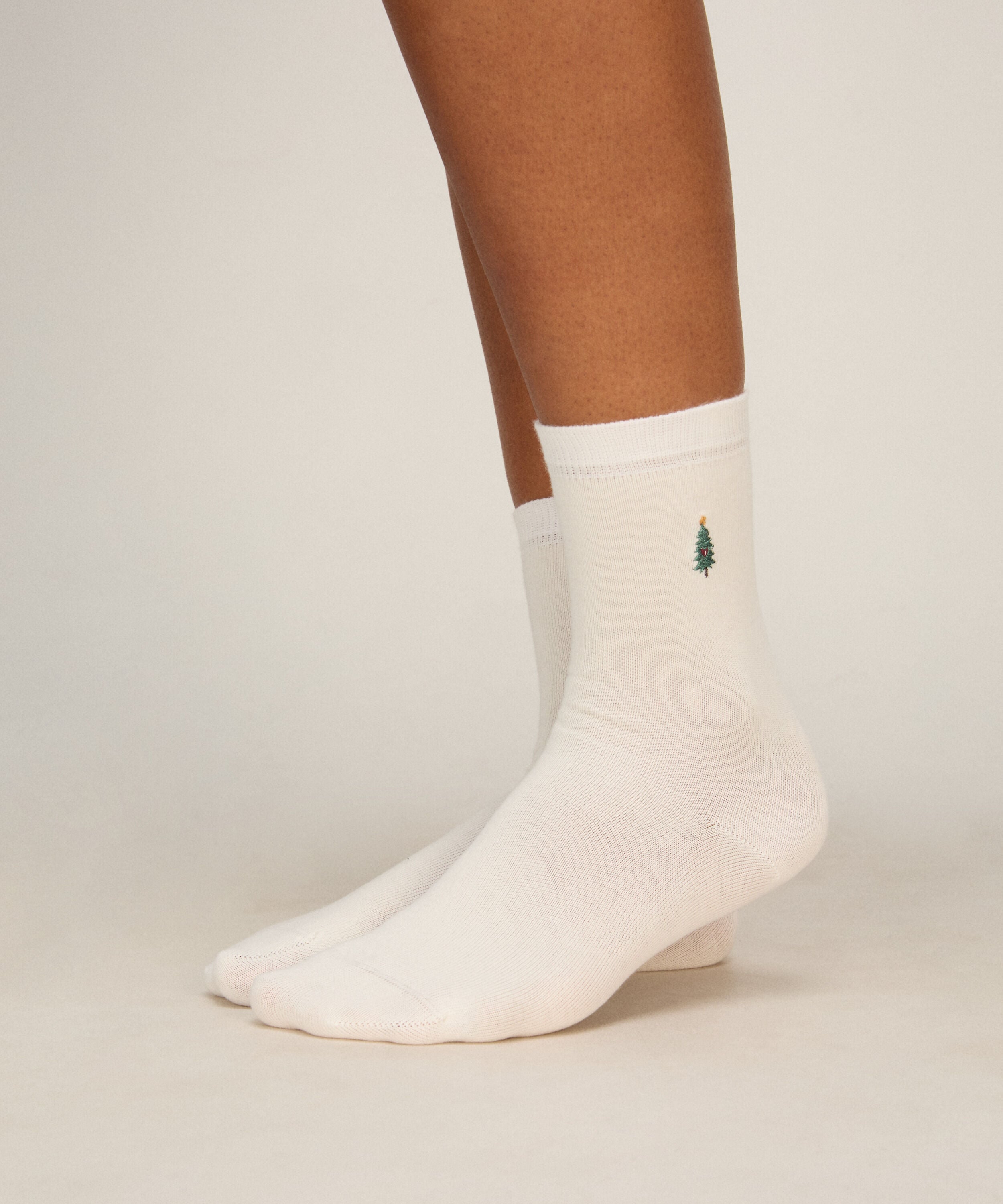 Socks 3 Pair Cotton, Rouge