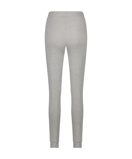 Pantalon de jogging côtelé à boutons, Gris