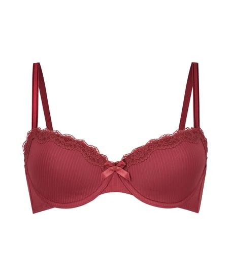 Soutien-gorge à armatures rembourré Lola, Rouge