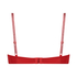 Soutien-gorge à armatures préformé Plunge, Rouge
