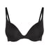 Soutien-gorge à armatures préformé push-up Smooth, Noir