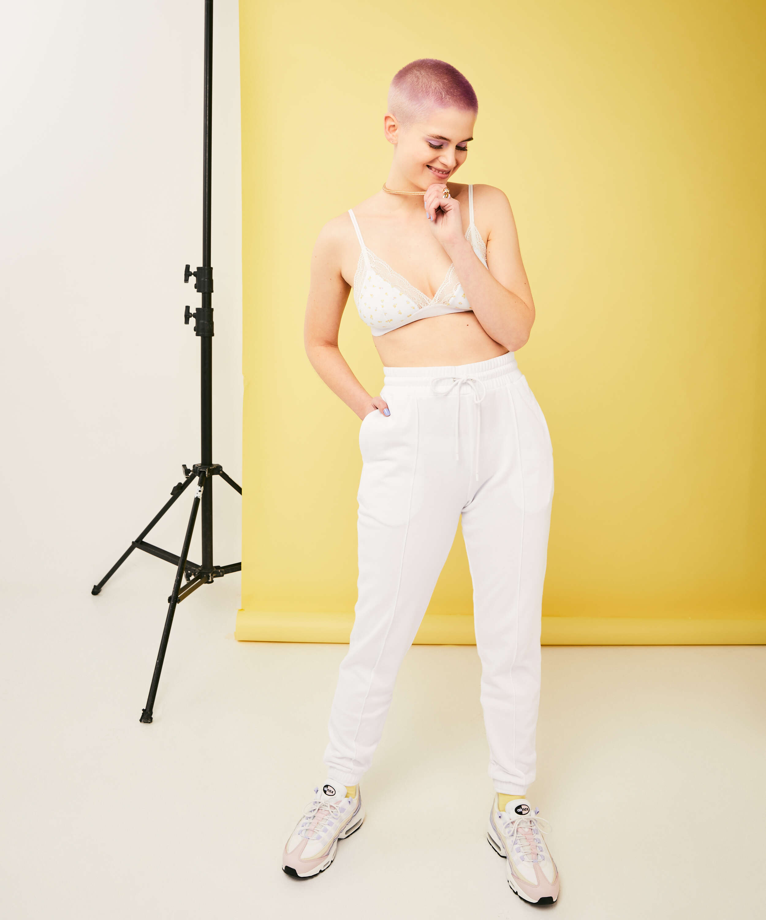 Pantalon de jogging Snuggle Me, Blanc, main