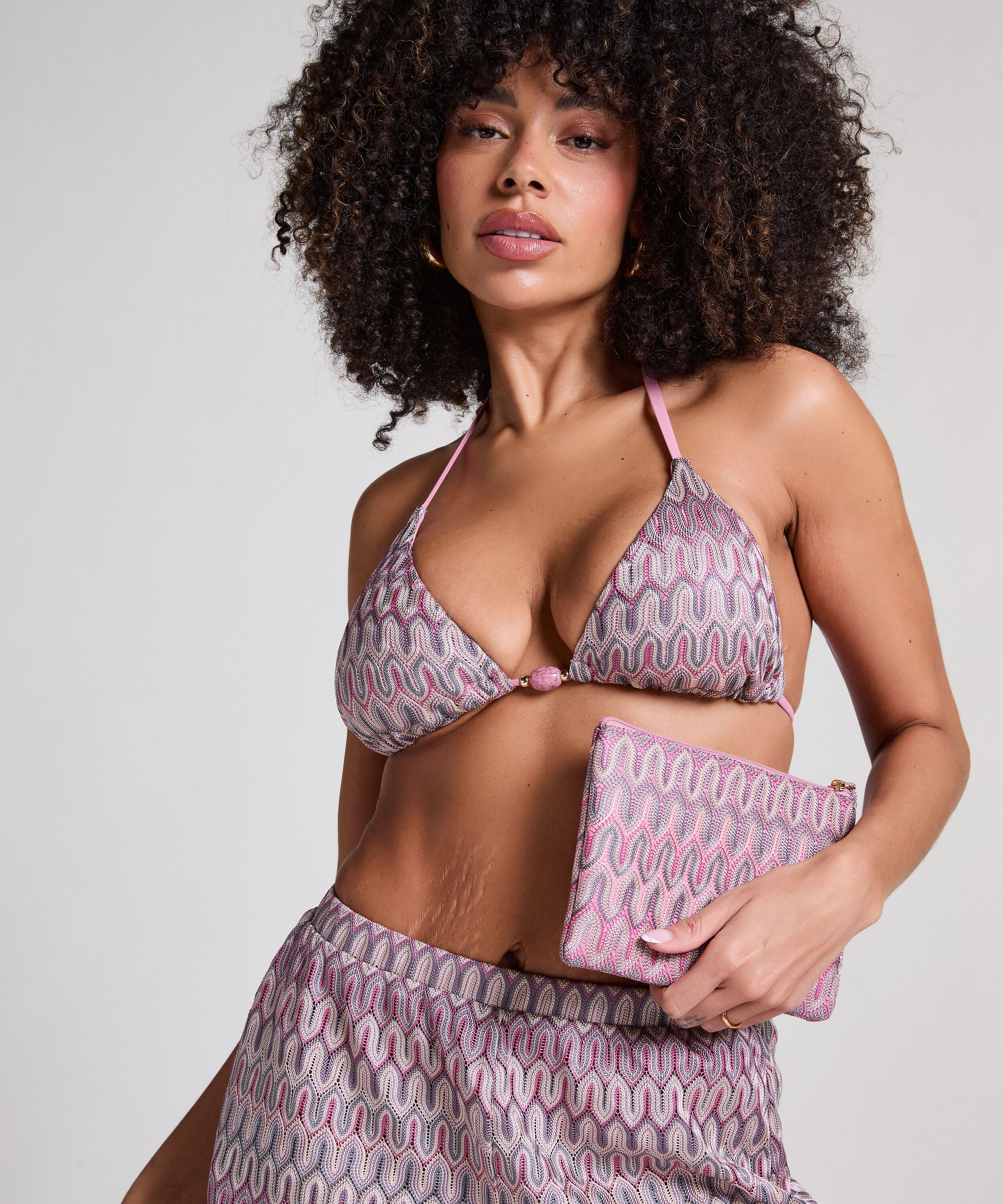 Pochette pour bikini Cali, Rose