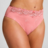 Slip taille haute Diva, Rose