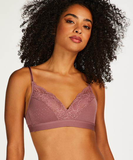 Soutien-gorge pr&eacute;form&eacute; sans armatures Sophie, Violet