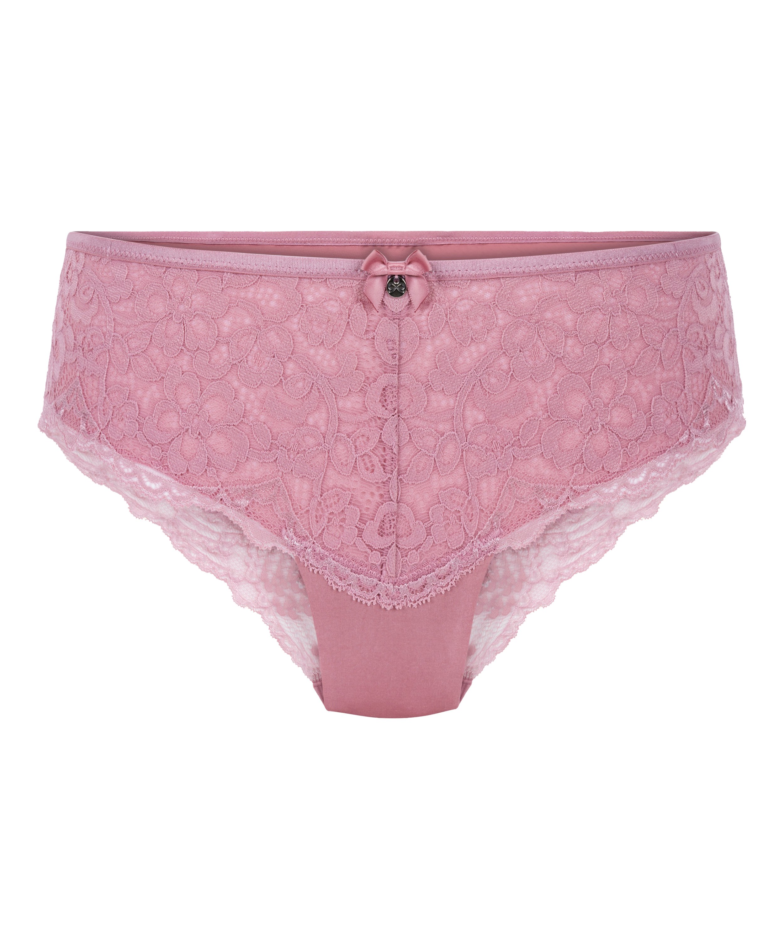 Slip brésilien Marine, Rose, main