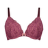Soutien-gorge push-up à armatures rembourré Rose, Rouge