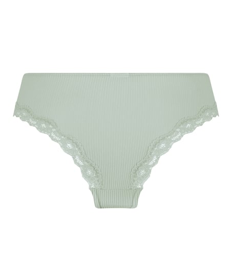 Slip br&eacute;silien Lola, Vert