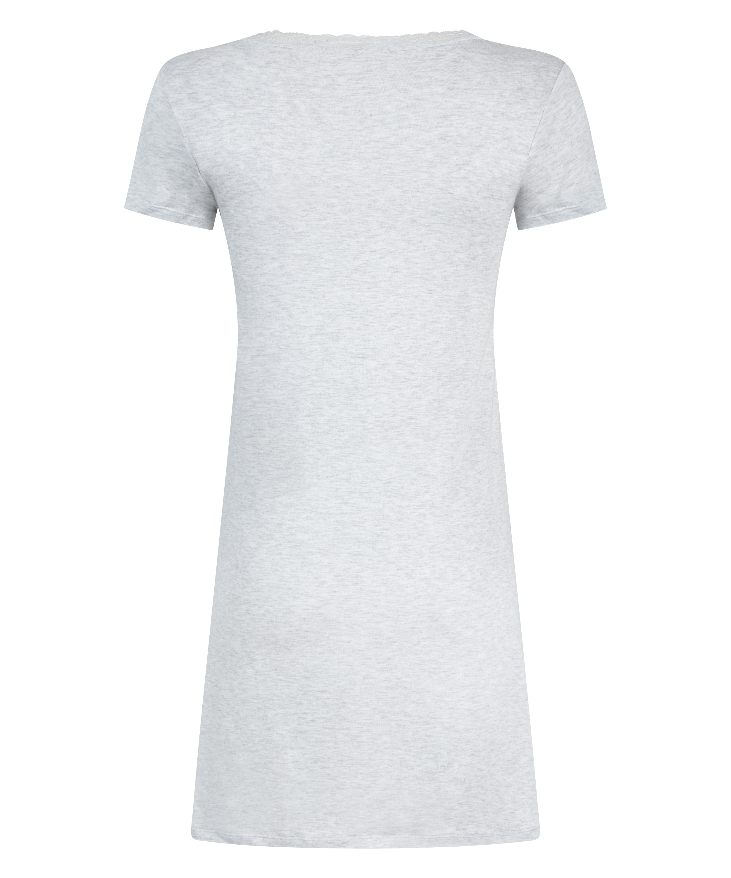 Chemise de nuit en jersey, Gris, main
