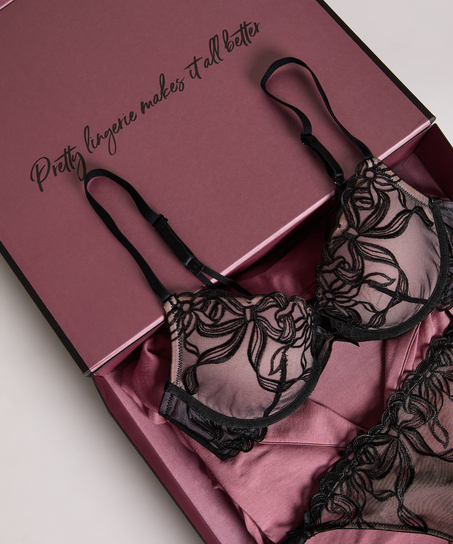 Coffret cadeau de luxe Large, Noir