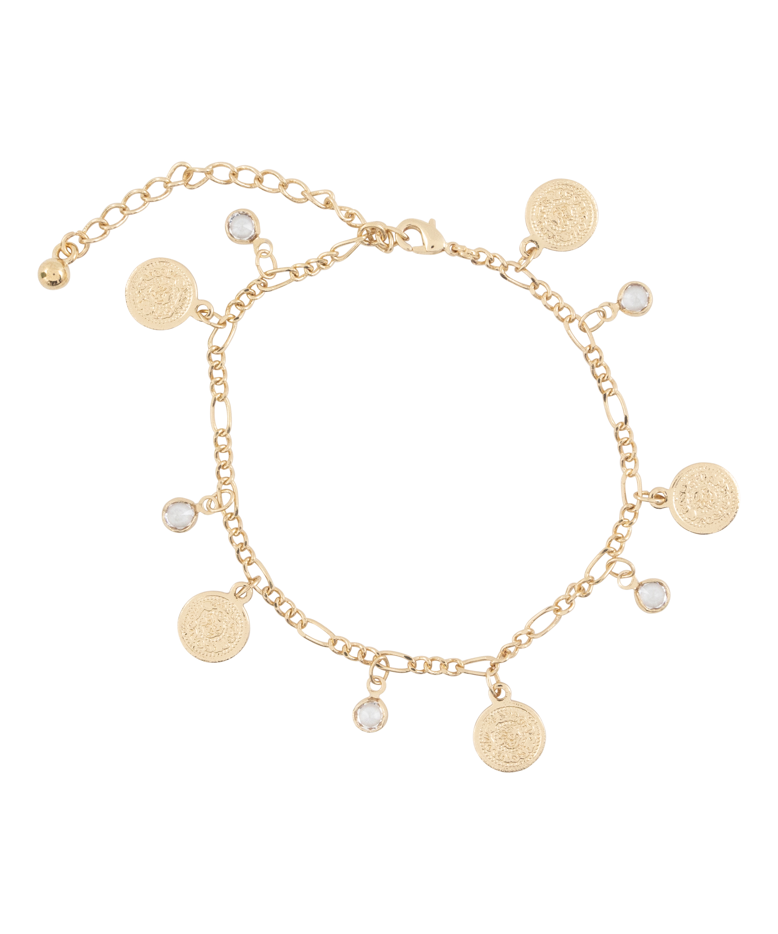 Bracelet à pendentif, Jaune, main