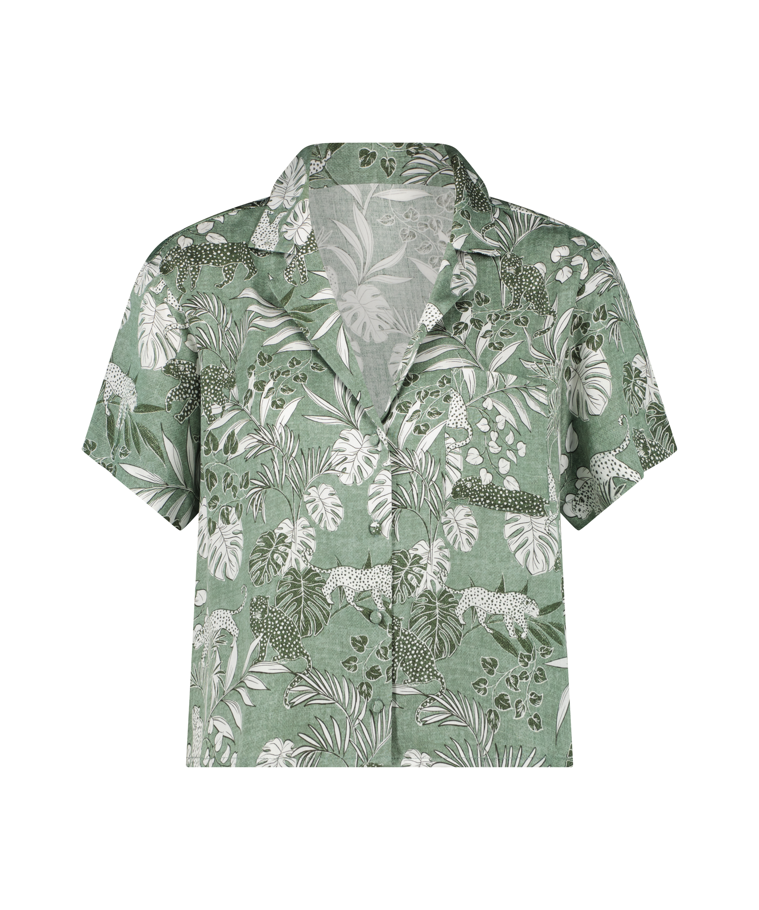 Haut de pyjama, Vert, main