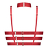 Soutien-gorge bustier non-rembourré à armatures Clementine, Rouge