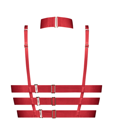 Soutien-gorge bustier non-rembourré à armatures Clementine, Rouge