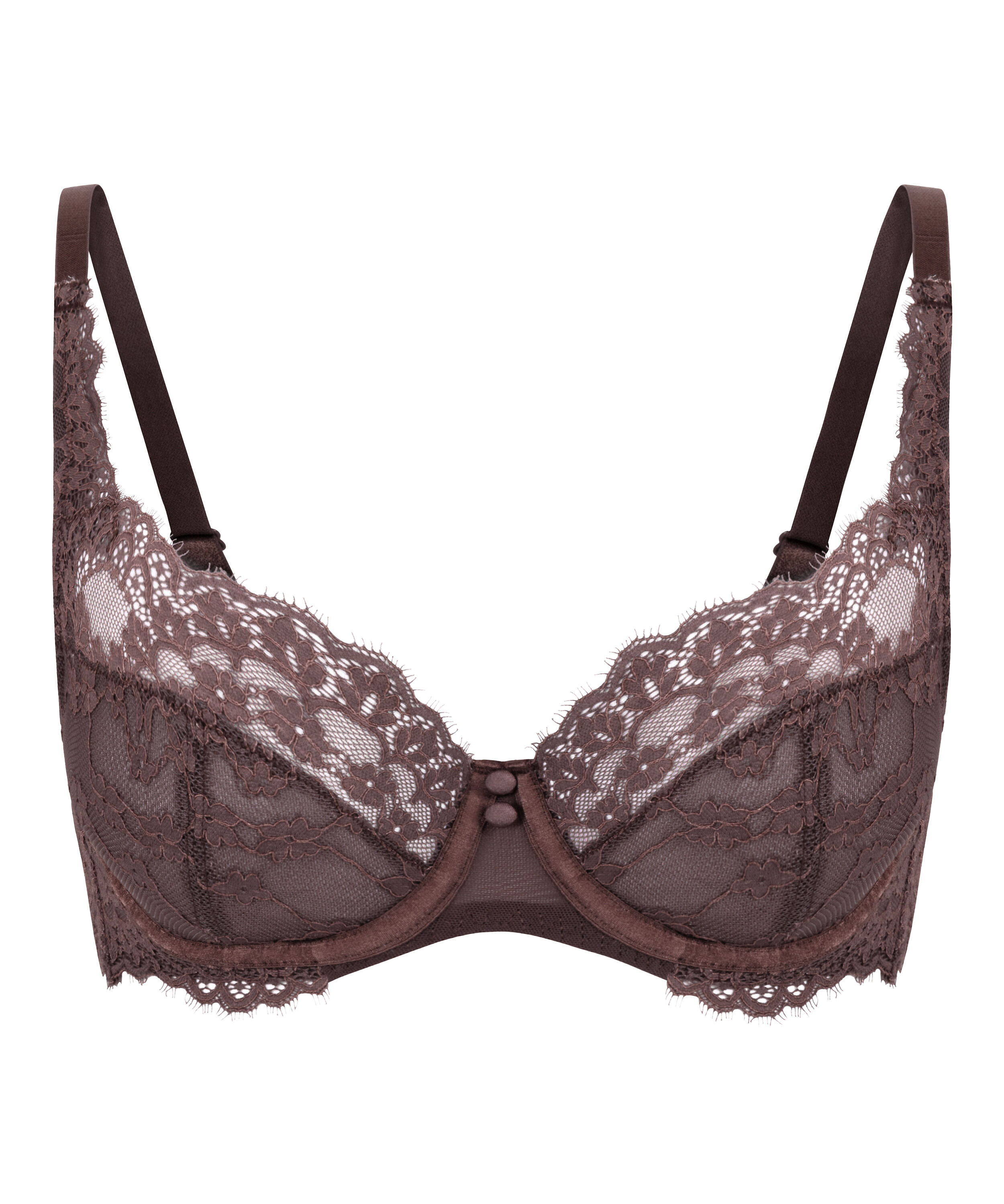 Soutien-gorge &agrave; armatures non-pr&eacute;form&eacute; Daisy, Marron