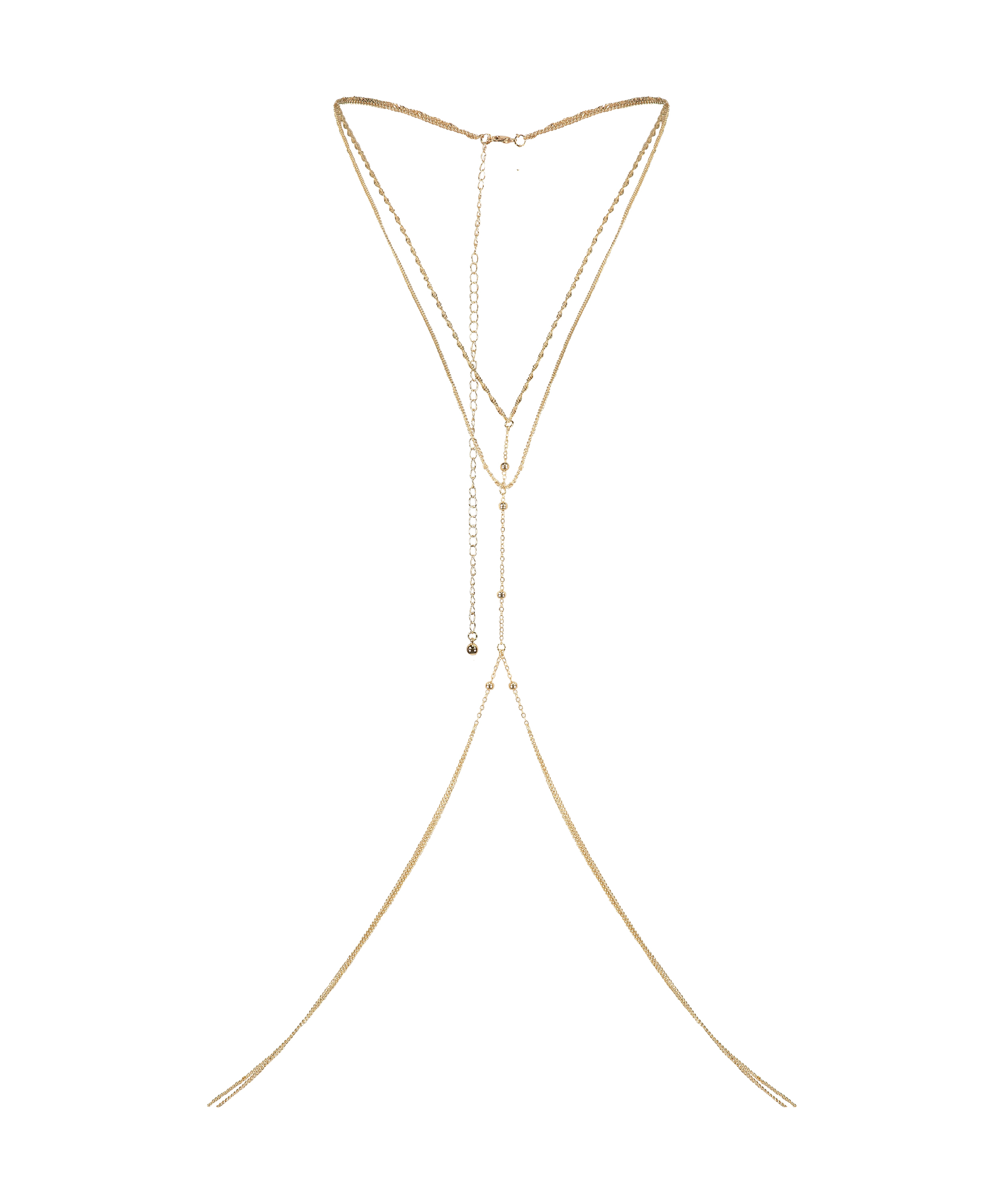 Harnais de chaîne de corps, Jaune, main