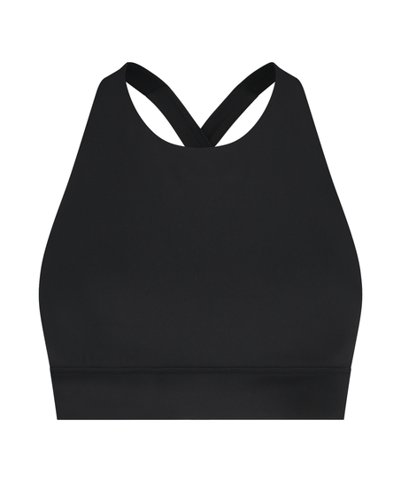 HKMX Brassière de sport de niveau 1, Noir