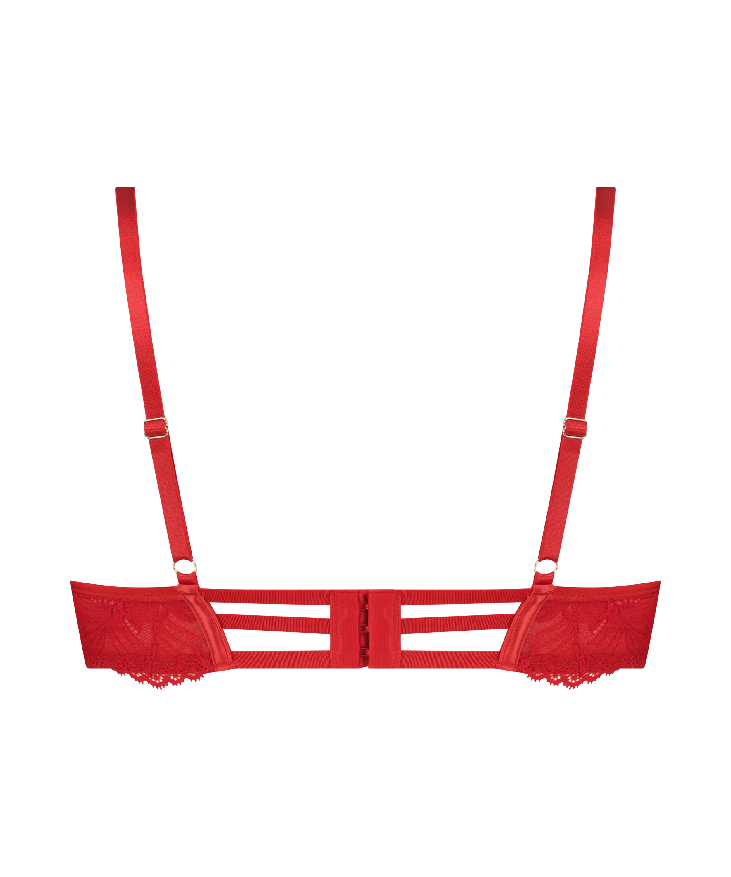Soutien-gorge à armatures non préformé Lulu, Rouge, main
