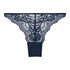 Slip brésilien jambes hautes Kaiden, Bleu