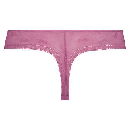 String invisible avec marque, Rose