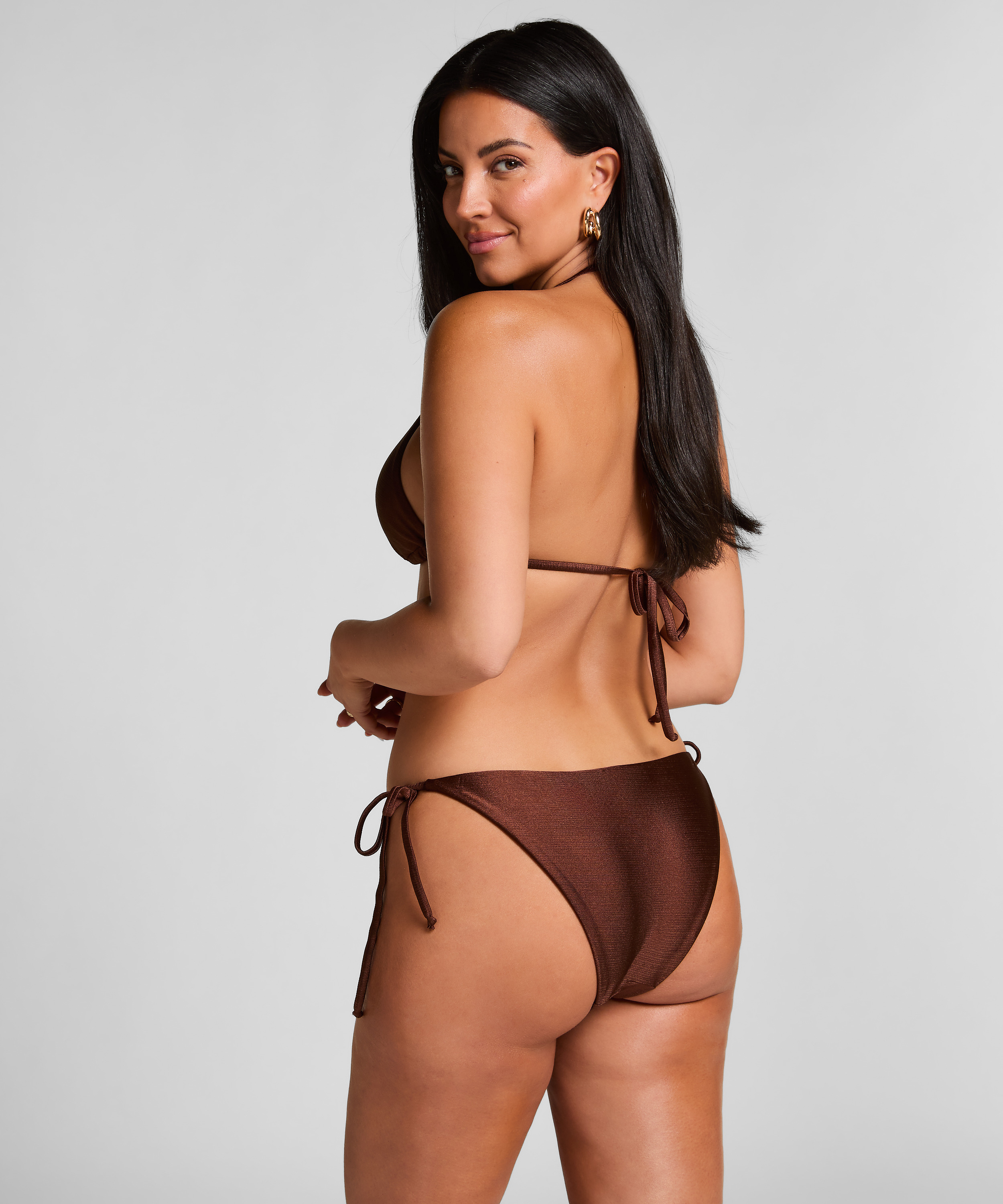 Bas de maillot de bain Kallua, marron, main